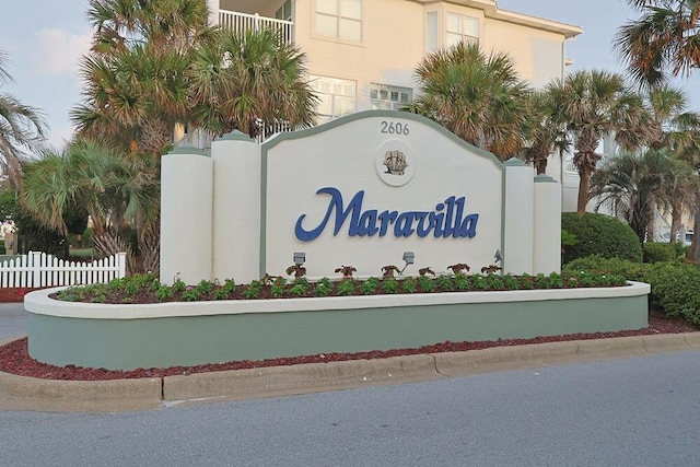 2606 Scenic Gulf Dr Unit 4108, Miramar Beach, FL 32550 - community / neighborhood sign featuring fence