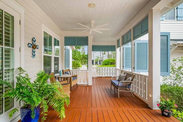 728 Breakers St, Watersound, FL 32461 - sunroom featuring ceiling fan and healthy amount of natural light