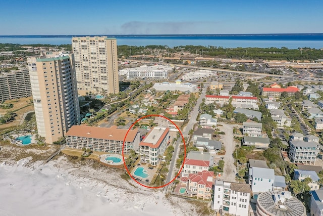 134 Norwood Dr Ph 3, Miramar Beach, FL 32550 - view of urban area featuring a large body of water and a pool