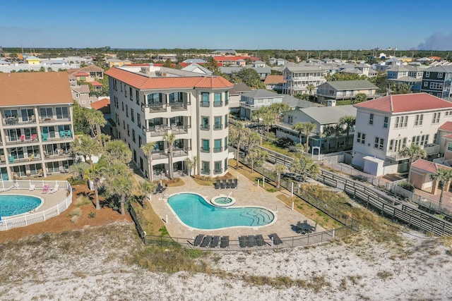 134 Norwood Dr Ph 3, Miramar Beach, FL 32550 - bird's eye view of a pool area