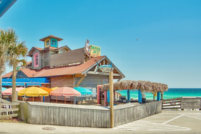 134 Norwood Dr Ph 3, Miramar Beach, FL 32550 - view of patio / terrace featuring a water view