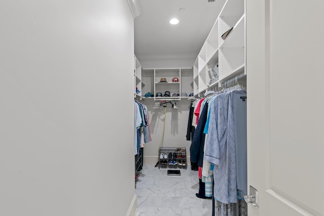 134 Norwood Dr Ph 3, Miramar Beach, FL 32550 - walk in closet with marble finish flooring