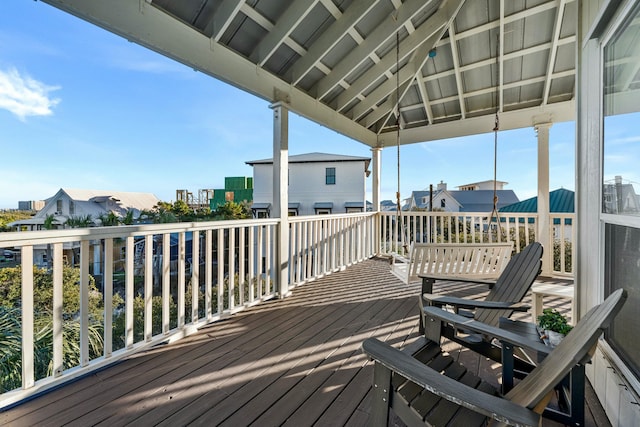 216 E Park Place Ave, Inlet Beach, FL 32461 - view of wooden deck