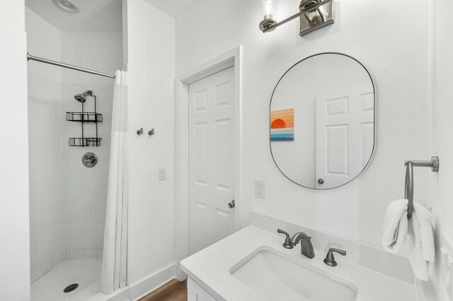216 E Park Place Ave, Inlet Beach, FL 32461 - full bathroom featuring a shower stall and vanity