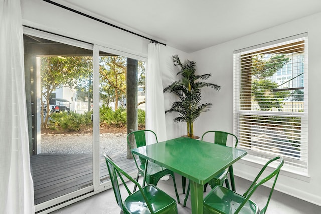 216 E Park Place Ave, Inlet Beach, FL 32461 - dining space with baseboards