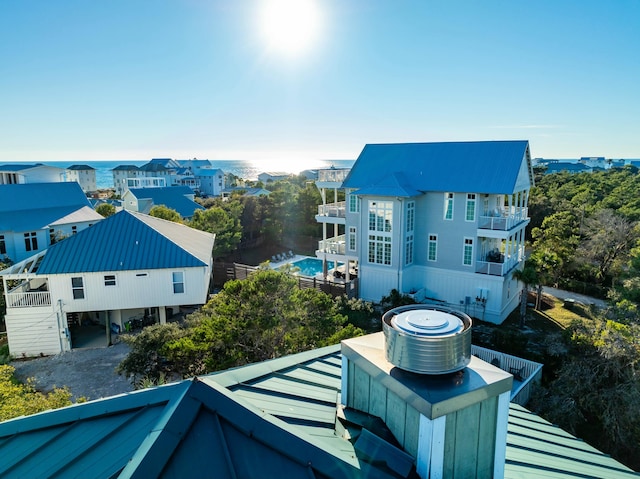 216 E Park Place Ave, Inlet Beach, FL 32461 - balcony featuring stairs