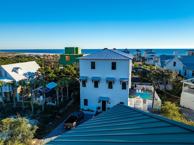 216 E Park Place Ave, Inlet Beach, FL 32461 - view of building exterior with a water view