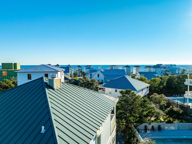 216 E Park Place Ave, Inlet Beach, FL 32461 - water view featuring fence and nearby suburban area