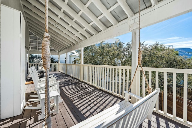 216 E Park Place Ave, Inlet Beach, FL 32461 - view of deck