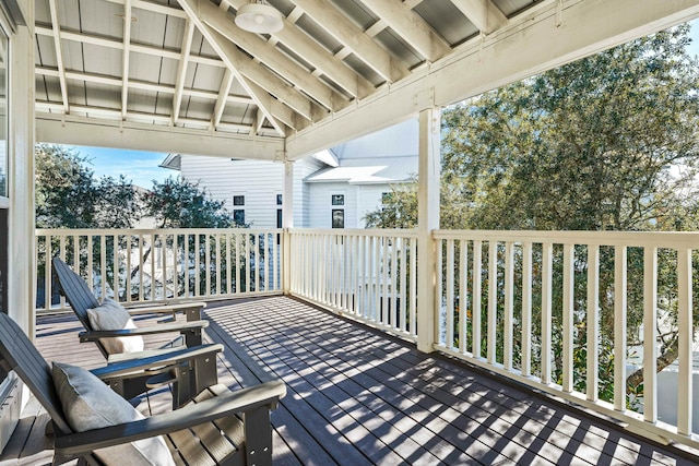 216 E Park Place Ave, Inlet Beach, FL 32461 - view of wooden terrace