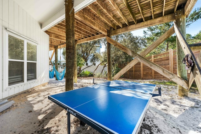 216 E Park Place Ave, Inlet Beach, FL 32461 - view of patio / terrace with fence