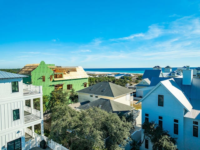 216 E Park Place Ave, Inlet Beach, FL 32461 - aerial view of residential area with a nearby body of water