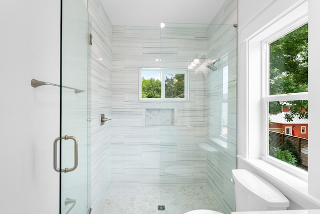 180 Rearden Way, Santa Rosa Beach, FL 32459 - bathroom featuring toilet and a stall shower