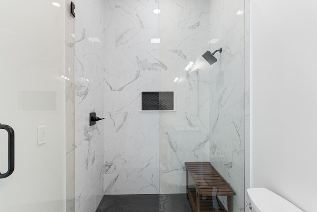 180 Rearden Way, Santa Rosa Beach, FL 32459 - full bathroom featuring a marble finish shower and toilet
