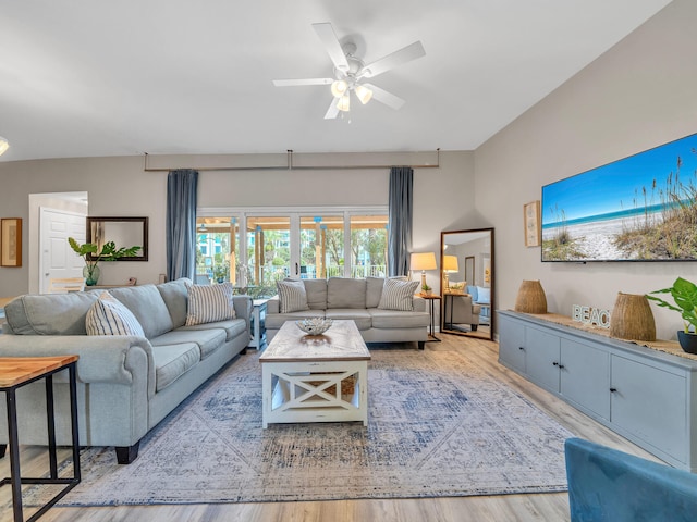 4205 Indian Bayou Trl Unit 10, Destin, FL 32541 - living area featuring ceiling fan and wood finished floors