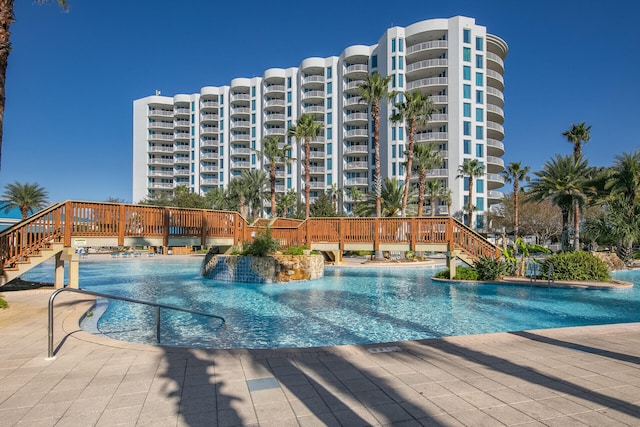 4205 Indian Bayou Trl Unit 10, Destin, FL 32541 - community pool with stairs