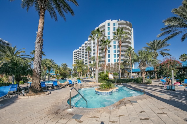 4205 Indian Bayou Trl Unit 10, Destin, FL 32541 - community pool with a patio