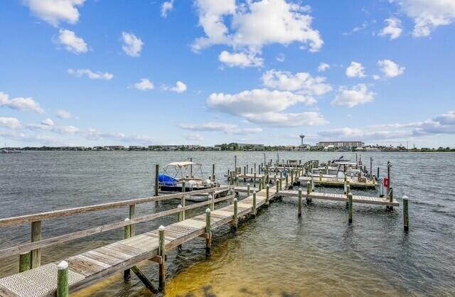 308 Miracle Strip Pkwy Unit 1C, Fort Walton Beach, FL 32548 - dock area with a water view