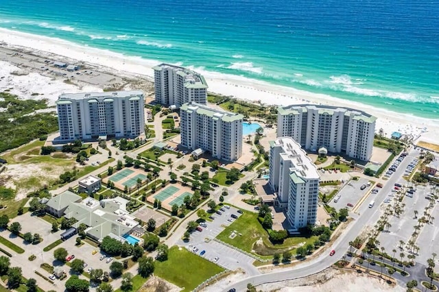 15100 Emerald Coast Pkwy Unit Ph4, Destin, FL 32541 - bird's eye view of waterfront with a beach