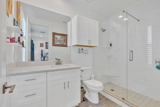 101 Windrow Way Lot 255, Watersound, FL 32461 - bathroom featuring a shower stall, toilet, and vanity