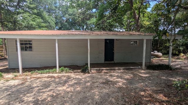 view of outdoor structure