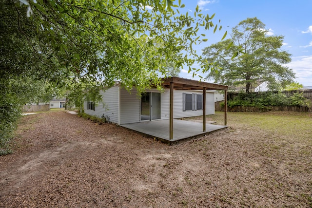 back of house featuring a patio