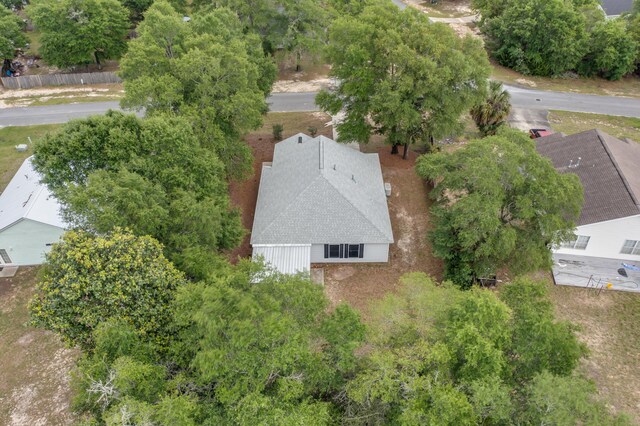 view from above of property