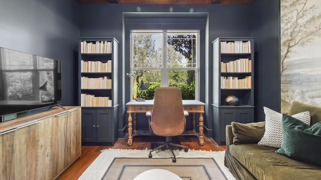 3208 Magnolia Islands Blvd, Panama City Beach, FL 32408 - home office with wood finished floors