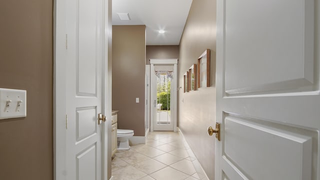 3208 Magnolia Islands Blvd, Panama City Beach, FL 32408 - bathroom featuring toilet, tile patterned floors, and baseboards