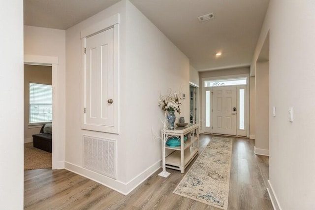 514 Mary Lou Way, Crestview, FL 32539 - foyer entrance with wood finished floors and baseboards