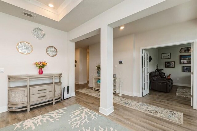 514 Mary Lou Way, Crestview, FL 32539 - corridor with wood finished floors, recessed lighting, and baseboards