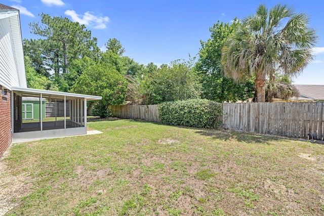 749 Randall Roberts Rd, Fort Walton Beach, FL 32547 - view of yard with a sunroom