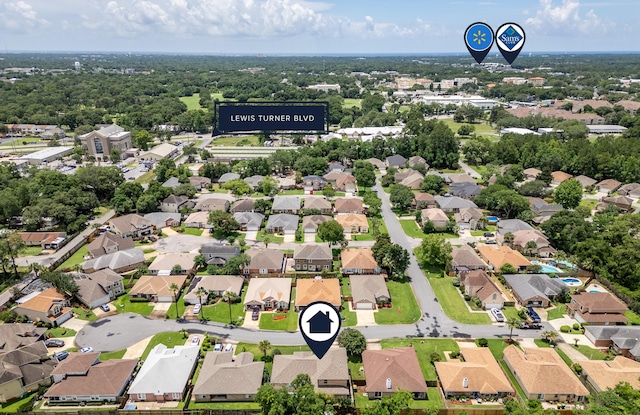 1961 Chesapeake Rdg, Fort Walton Beach, FL 32547 - aerial view of residential area