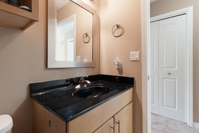 1961 Chesapeake Rdg, Fort Walton Beach, FL 32547 - half bathroom featuring vanity and toilet