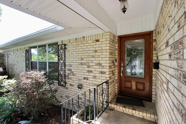 35 Birch Ave, Shalimar, FL 32579 - doorway to property featuring brick siding