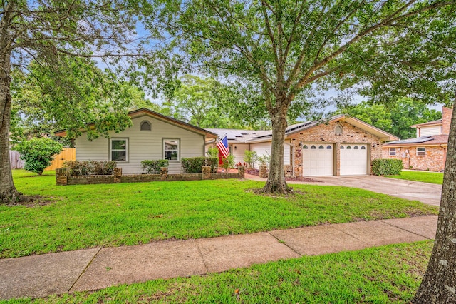 3 NE Windsor Ln, Fort Walton Beach, FL 32547 - ranch-style home with solar panels and concrete driveway
