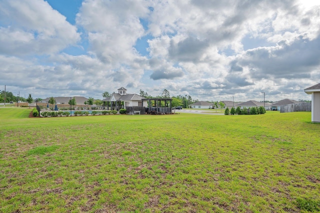 602 Champ Trl, Crestview, FL 32539 - view of grassy yard with a gazebo