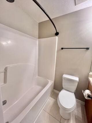 1413 Beaver Run Rd Unit 7, Niceville, FL 32578 - bathroom featuring tile patterned floors, toilet, shower / bath combination, and baseboards