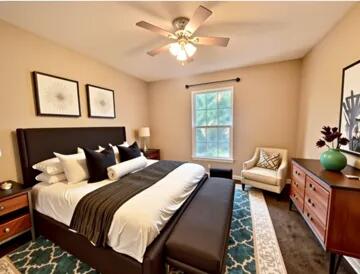 1413 Beaver Run Rd Unit 7, Niceville, FL 32578 - bedroom featuring ceiling fan