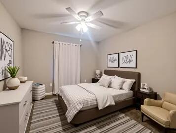 1413 Beaver Run Rd Unit 7, Niceville, FL 32578 - bedroom with a ceiling fan