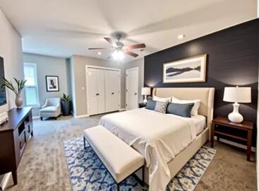 1413 Beaver Run Rd Unit 7, Niceville, FL 32578 - bedroom featuring carpet flooring and ceiling fan