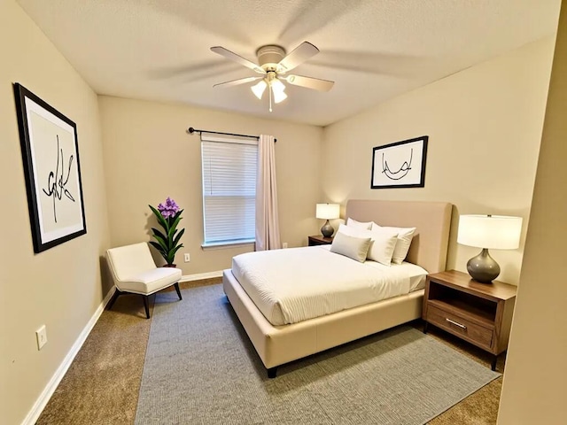 1413 Beaver Run Rd Unit 7, Niceville, FL 32578 - carpeted bedroom featuring baseboards and a ceiling fan