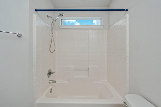 613 Prairie St, Crestview, FL 32536 - bathroom featuring toilet and  shower combination