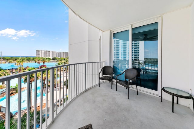 4207 Indian Bayou Trl Unit 2513, Destin, FL 32541 - balcony with view of pool
