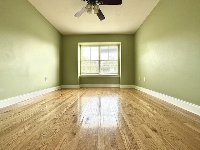 305 Mattie M Kelly Blvd, Destin, FL 32541 - empty room with ceiling fan, wood finished floors, and baseboards