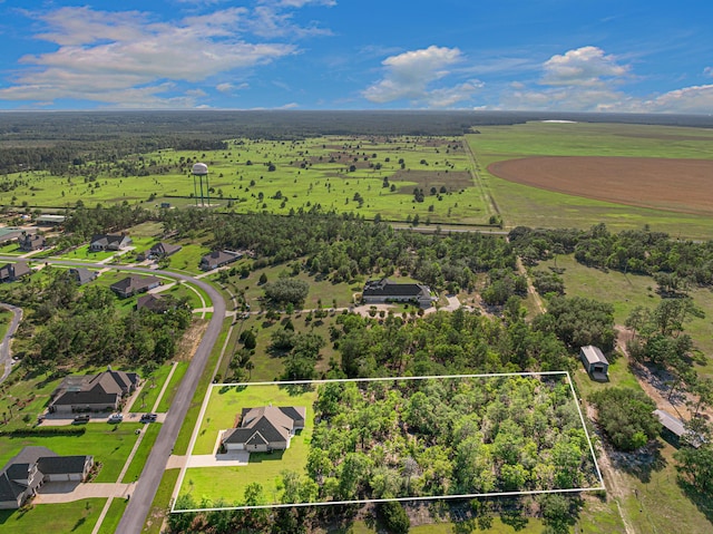 410 Coastal Breeze Dr, Freeport, FL 32439 - aerial view of residential area featuring property parcel outlined