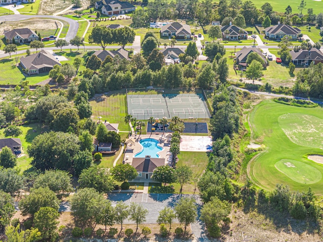 410 Coastal Breeze Dr, Freeport, FL 32439 - aerial view of residential area with a pool and a local golf course