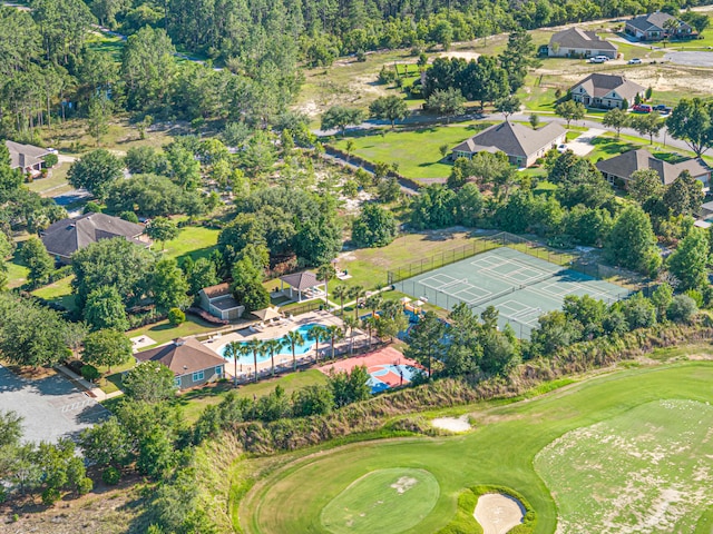 410 Coastal Breeze Dr, Freeport, FL 32439 - aerial view of property and surrounding area with a pool and a local golf course