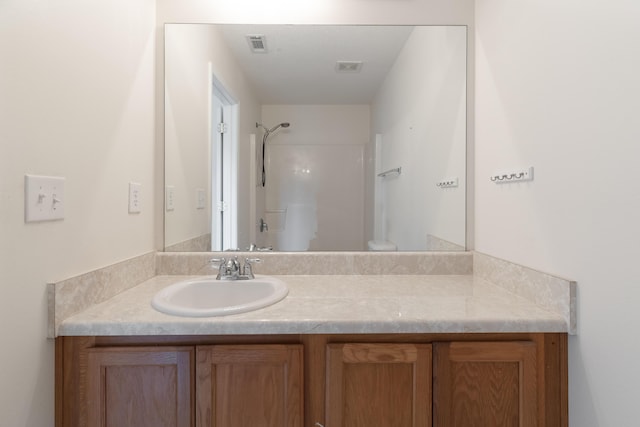 282 Swaying Pine Ct, Crestview, FL 32539 - bathroom with vanity and a shower