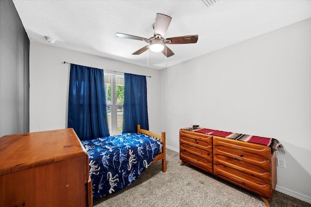 3163 Haskell Langley Rd, Crestview, FL 32539 - bedroom with carpet floors, baseboards, and ceiling fan